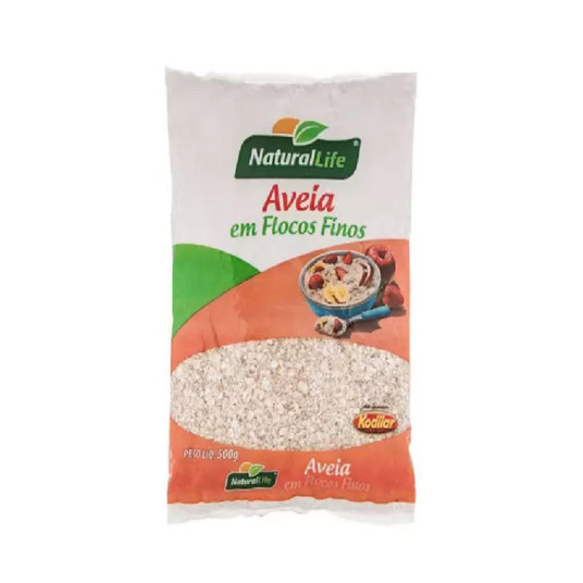 Aveia em Flocos Nat.life 500g Flocos Finos
