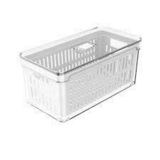 Organizador Clear Fresh Ou 5l C/cesto