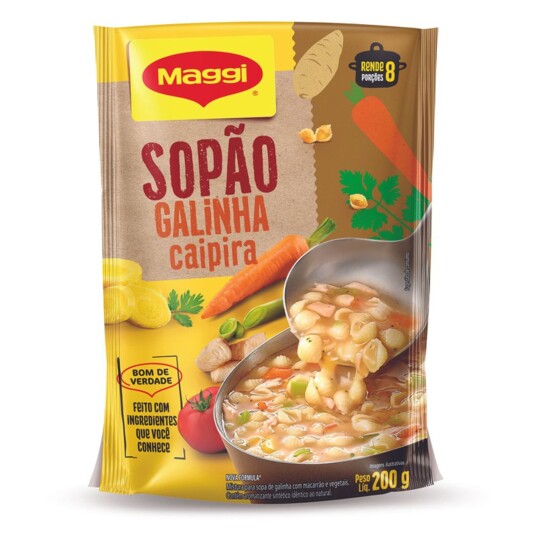 Sopao Maggi 200g Galinha Caipira