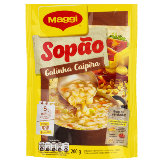 Sopao Maggi 200g Galinha Caipira