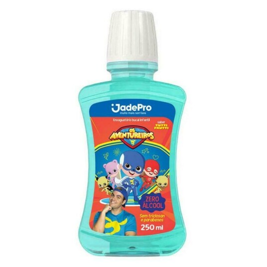 Enxaguante Bucal Jadepro 250ml Aventureiros