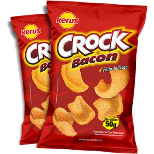Salgadinho Kerus 45g Crock Bacon