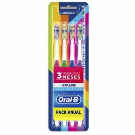 Escova Den.indic.colors Oral B 4un 30