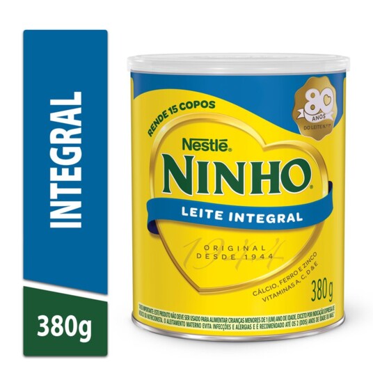 Leite em Po Ninho 380g Integral Lt
