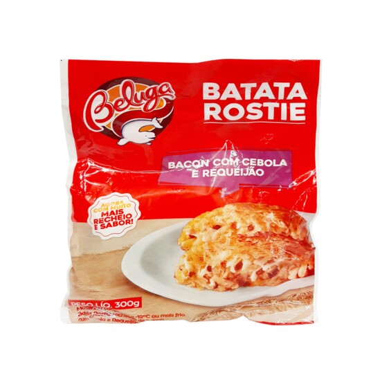 Batata Rostie Beluga 300g Bacon C/cebola