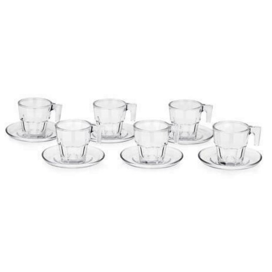 Conj.6 Xicaras Cafe Pavillion 70ml C/pires