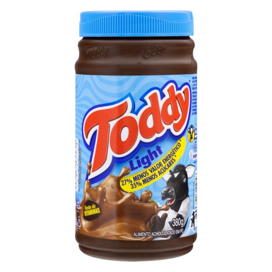 Achocolatado em Po Toddy 380g Light Pote