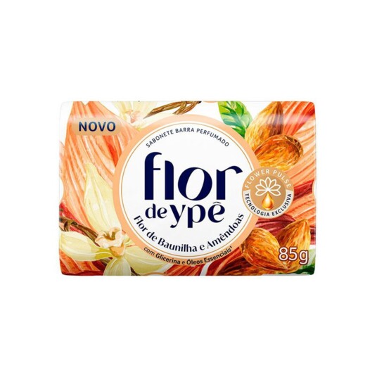 Sabonete Barra Flor de Ype 85g Baun./amendoas