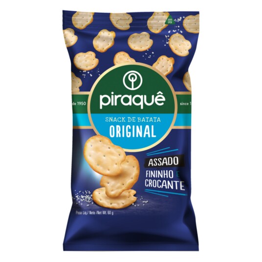 Salgadinho de Batata Piraque 60g Tradicional