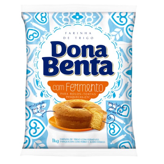 Farinha de Trigo Dona Benta 1kg C/fermento