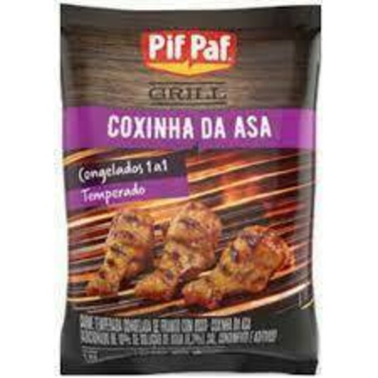 Coxinha da Asa de Fgo.pif Paf 1kg Temperada Iqf