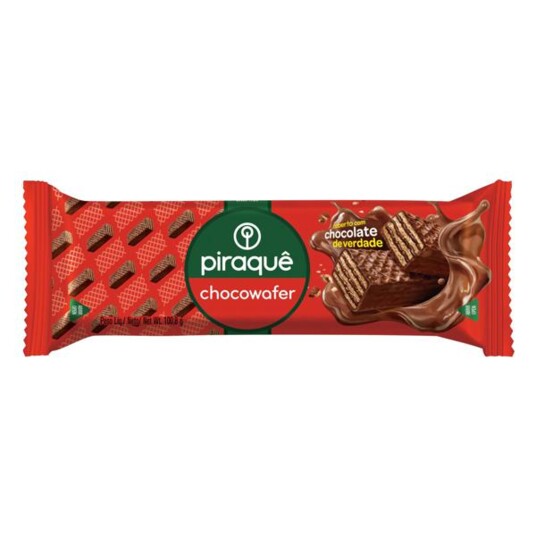 Chocowafer Piraque 100,8g Cob.c/chocolate