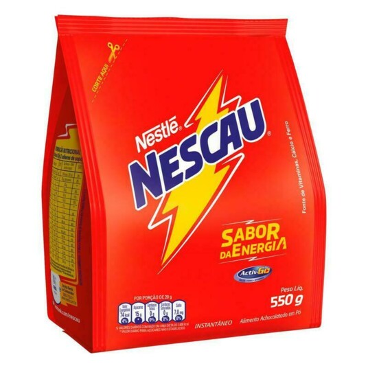Achocolatado em Po Nescau 550g Active-go