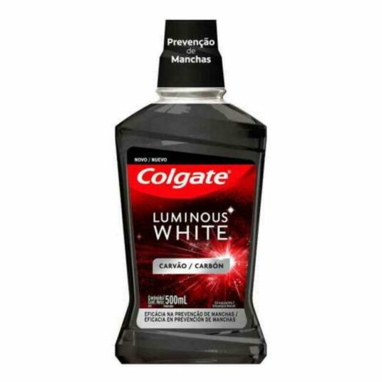 Enxaguante Bucal Colgate 500ml Lum.whit.carvao
