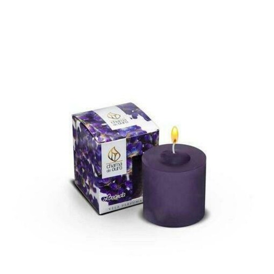 Vela Perfumada Chama de Ouro 60g Lavanda