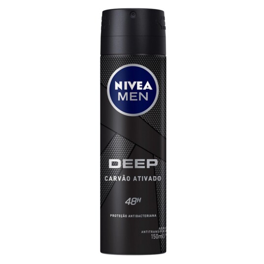 Desod.aerossol Deep Nivea 150ml Orig.carvao Ati