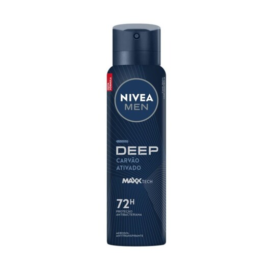 Desod.aerossol Deep Nivea 150ml Orig.carvao Ati
