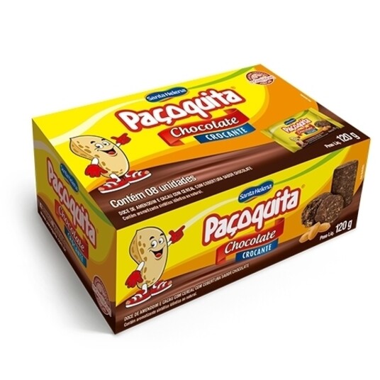 Pacoquita Santa Helena 120g Chocolate Croc.