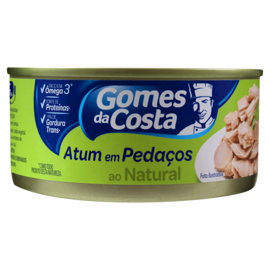Atum Gomes da Costa 170g Pedacos Natural