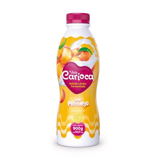 Bebida Lact.ferm.vale Carioca 180g Pessego