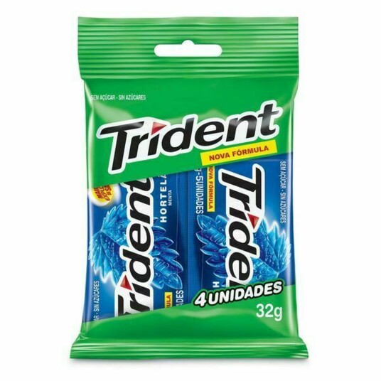 Chiclete Trident 32g Hortela C/4