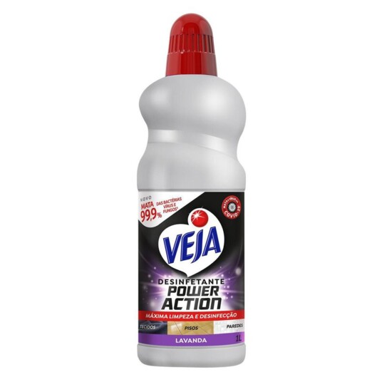 Desinfetante Veja Power Action 1l Lavanda