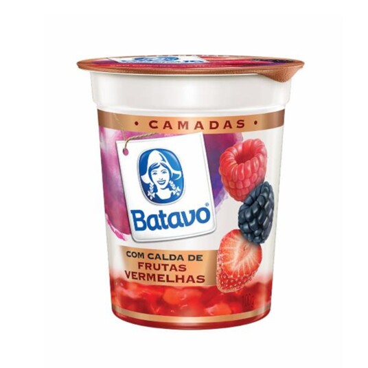 Iogurte Camadas Batavo 100g Frut.vermelhas