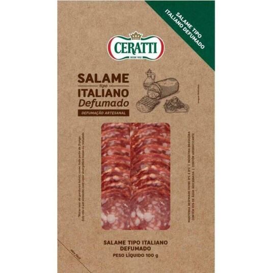 Salame Ceratti 100g Fatiado