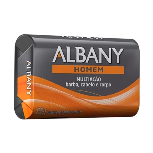 Sabonete Barra Albany 85g Homem Laranja