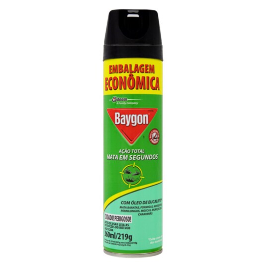 Inseticida Aero.baygon 360ml Acao Total Euc.