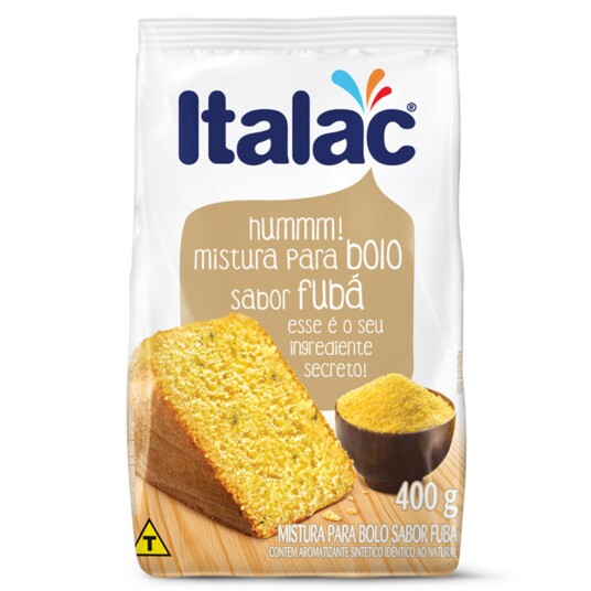 Mistura P/bolo Italac 400g Fuba