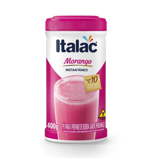 Prep.em Po P/bebida Italac 400g Chocky Morango