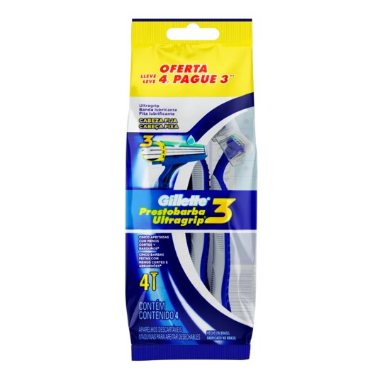 Aparelho de Barbear Gillette Lv4pg3 Presto Ultrag.