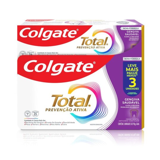 Creme Dental Colgate 90g 3pack Gengiva Reforc.