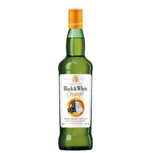 Whisky Black & White 700ml Orange