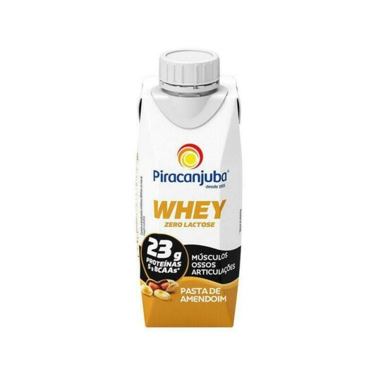 Bebida Lact.whey Piracanjuba 250ml Z.l.amendoim