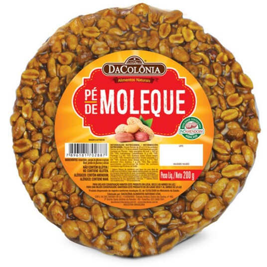 Pe de Moleque Dacolonia 200g