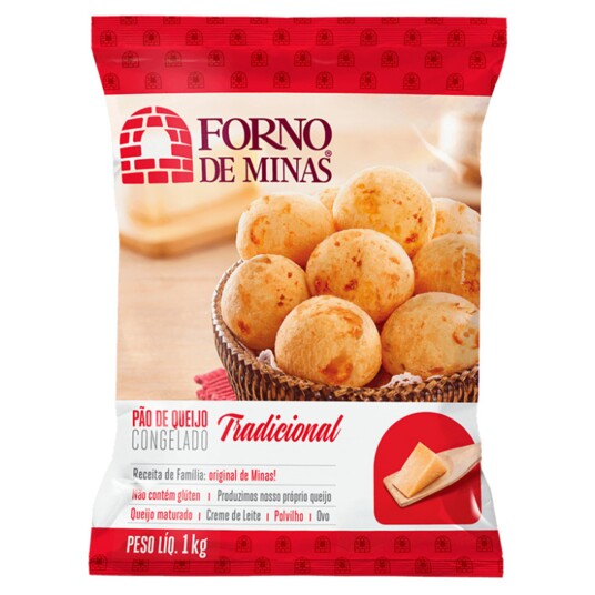 Pao de Queijo Forno de Minas 1kg Tradicional