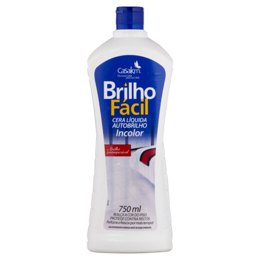 Cera Brilho Facil 750ml Incolor