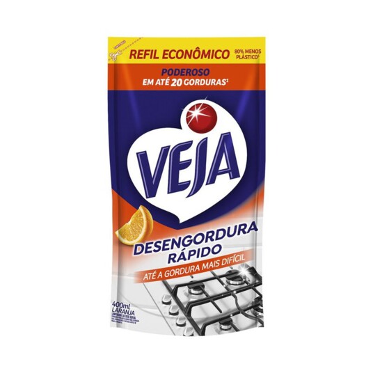 Deseng.refil Veja 400ml Laranja Sache