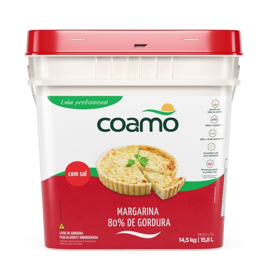 Margarina C/sal 80% Coamo 14,5kg 
