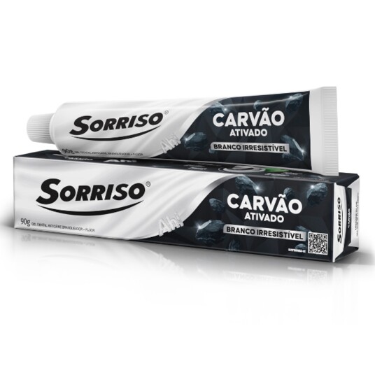 Creme Dental Sorriso 90g Carvao