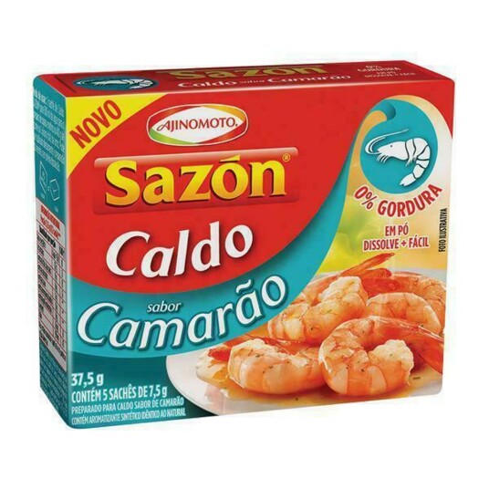 Caldo Sazon 32,5g Camarao