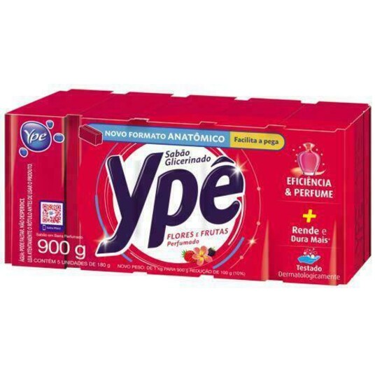 Sabao Pedra Ype 5x160g Flores/frutas