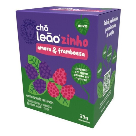 Cha Leao Kids 23g Framboes./amora