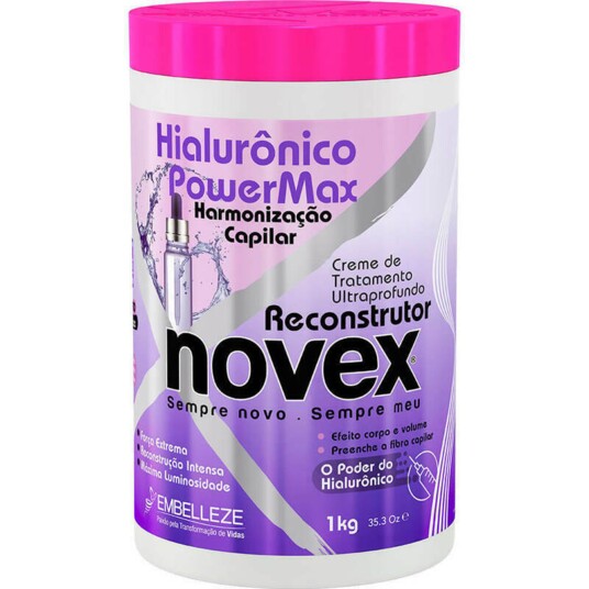 Creme de Tratamento Novex 1kg Hialuronico