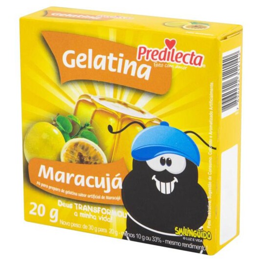 Gelatina Predilecta 20g Maracuja