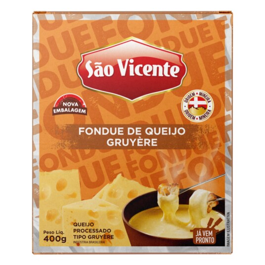 Fondue de Queijo Sao Vicente 400g Qj.gruyere
