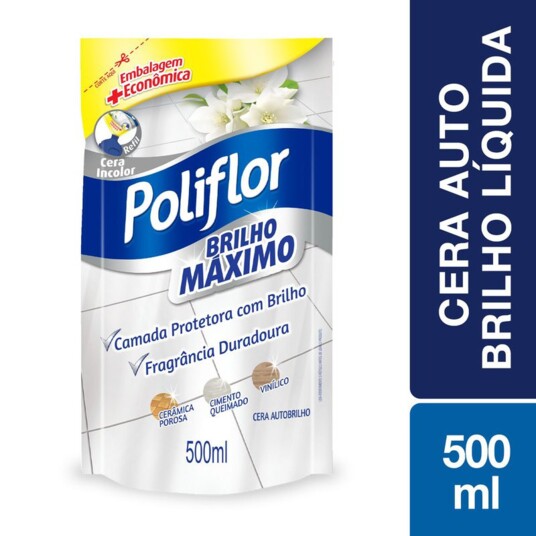 Cera Poliflor 500ml Br.max.incolor