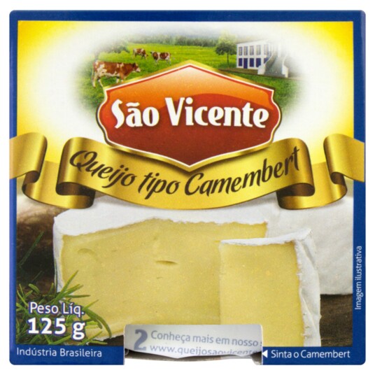 Queijo Camembert Sao Vicente 125g